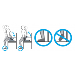 SuperOrtho Φορητό Κάθισμα Ανύψωσης Memory Foam UPLIFT